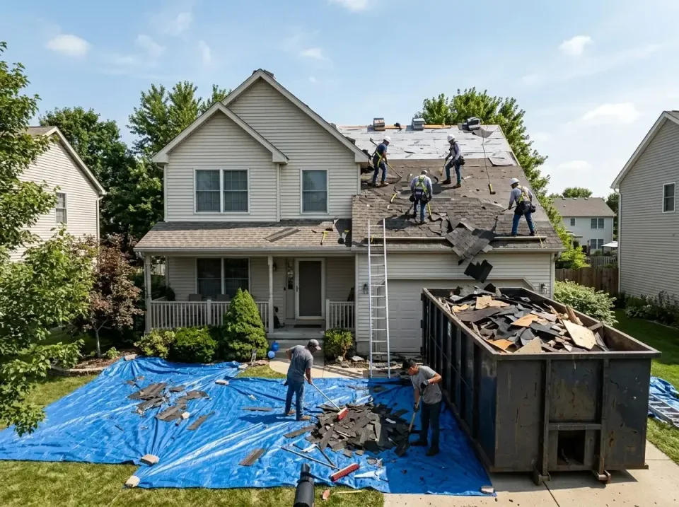 roof-replacement-debris-remova-004 — frequently asked questions, Cheapest Dumpster Rentals in Bradley, IL